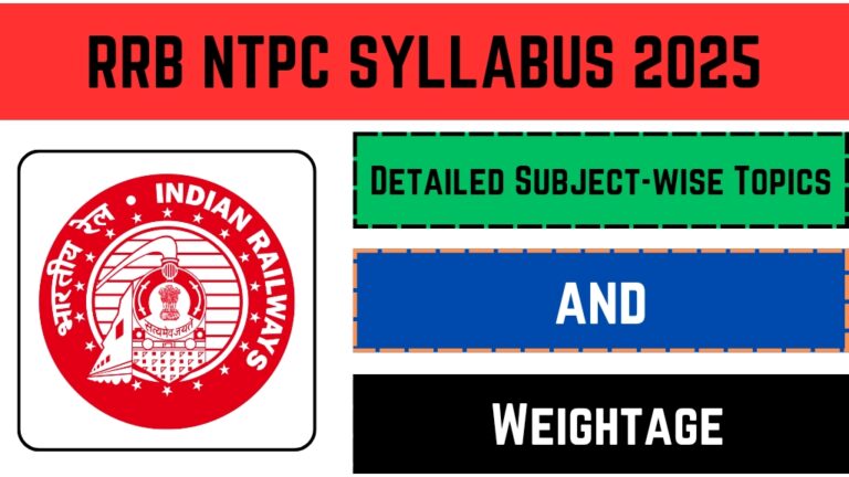 Rrb Ntpc Syllabus 2025 Detailed Subject Wise Topics And Weightage Wiki Jobs Rrb Ntpc Syllabus 2025 Detailed Subject Wise Topics And Weightage Wiki Jobs